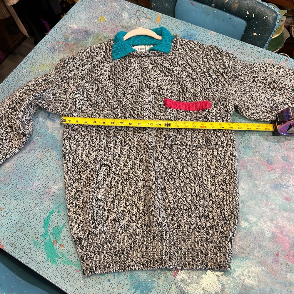 80s Color Block Sweater - Picture 9 of 9